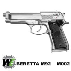 Airsoft Tabanca WE Beretta M92  Krom WE-M002-M92S