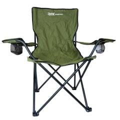 Rox Camping Katlanır Kamp Sandalyesi- Yeşil