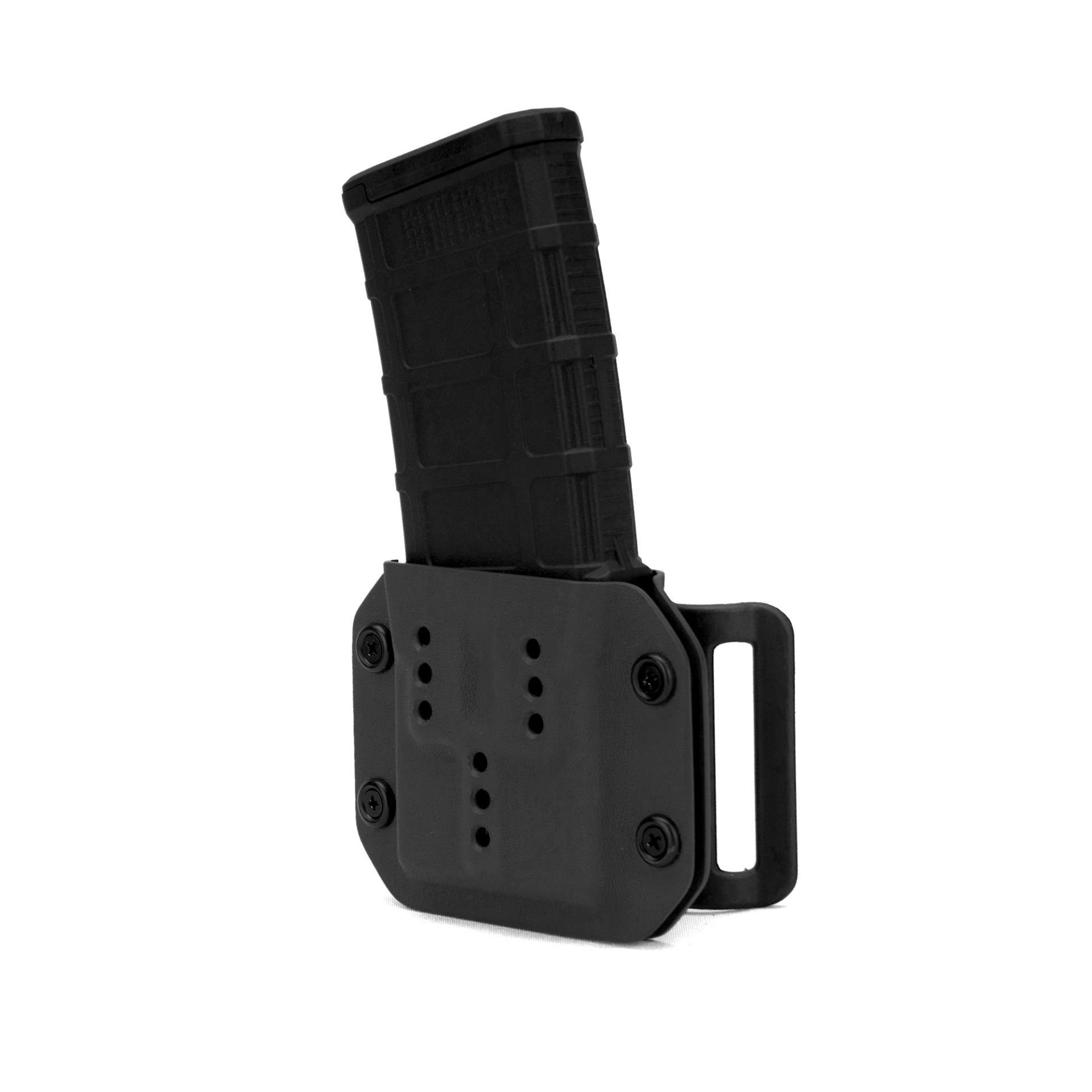 Mas Tactical® Kydex Şarjör Kılıfı 5.56mm Universal Siyah Gen2