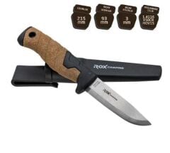 Rox Camping Bushcraft Pro Paslan Çelik Kamp Bıçak