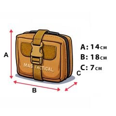 Mas Tactical® Sağlık Çantası Tan Büyük Gen2