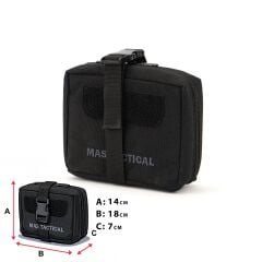 Mas Tactical® Sağlık Çantası Siyah Büyük Gen2