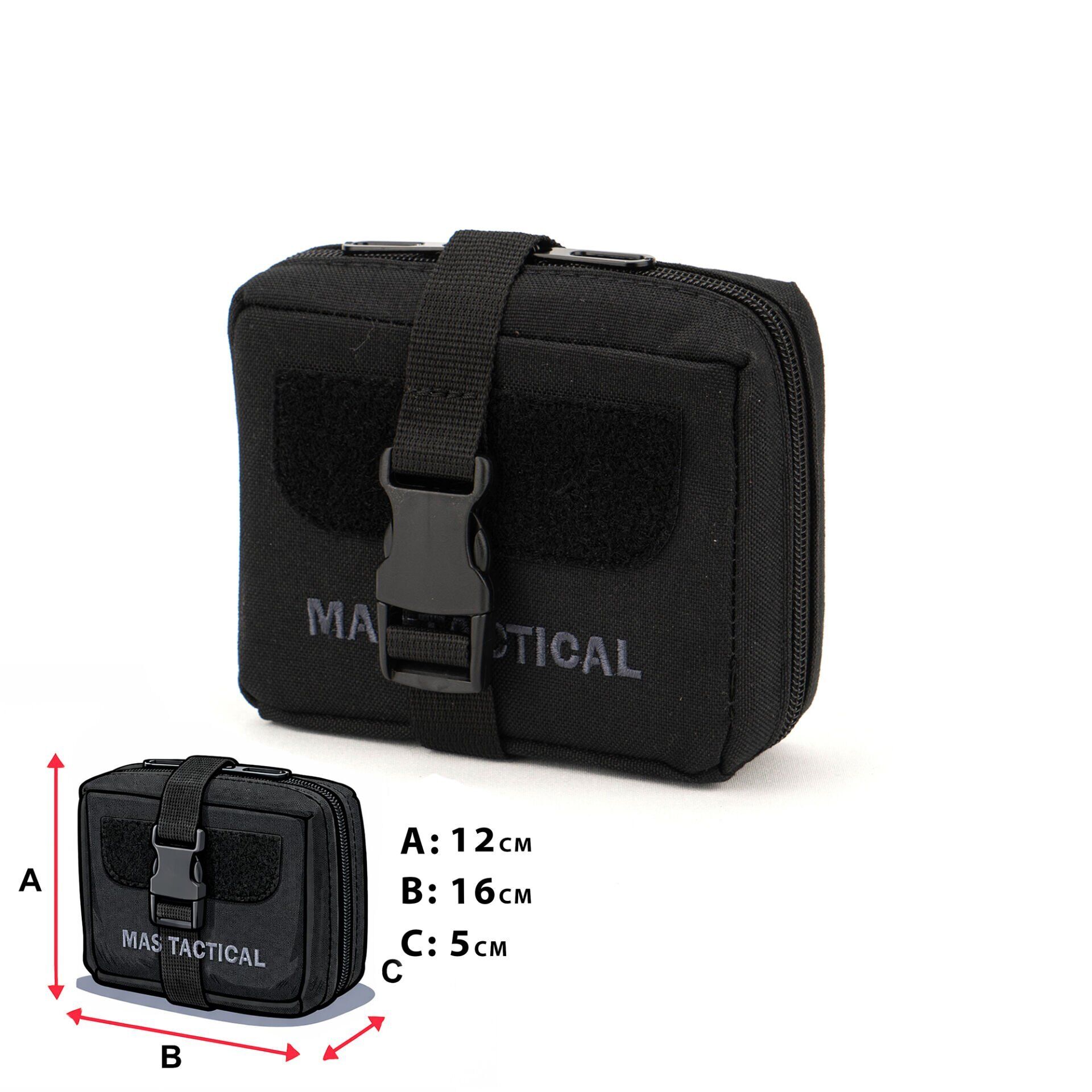 Mas Tactical® Sağlık Çantası Siyah Küçük Gen2