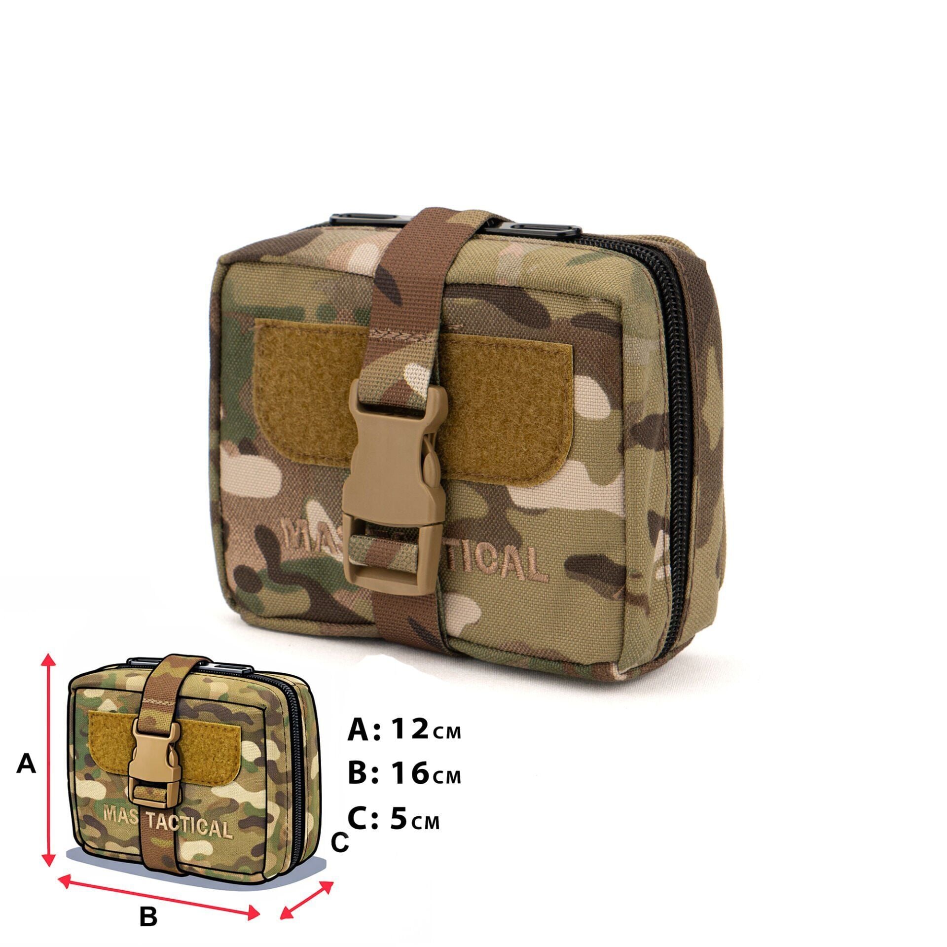Mas Tactical® Sağlık Çantası  Multicam Küçük Gen2