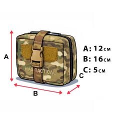 Mas Tactical® Sağlık Çantası  Multicam Küçük Gen2