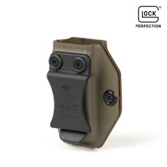 Mas Tactical® Kydex İç Taşıma Şarjör Kılıfı 9mm Glock Haki