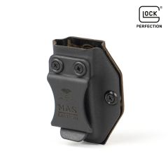 Mas Tactical® Kydex İç Taşıma Şarjör Kılıfı 9mm Glock Siyah