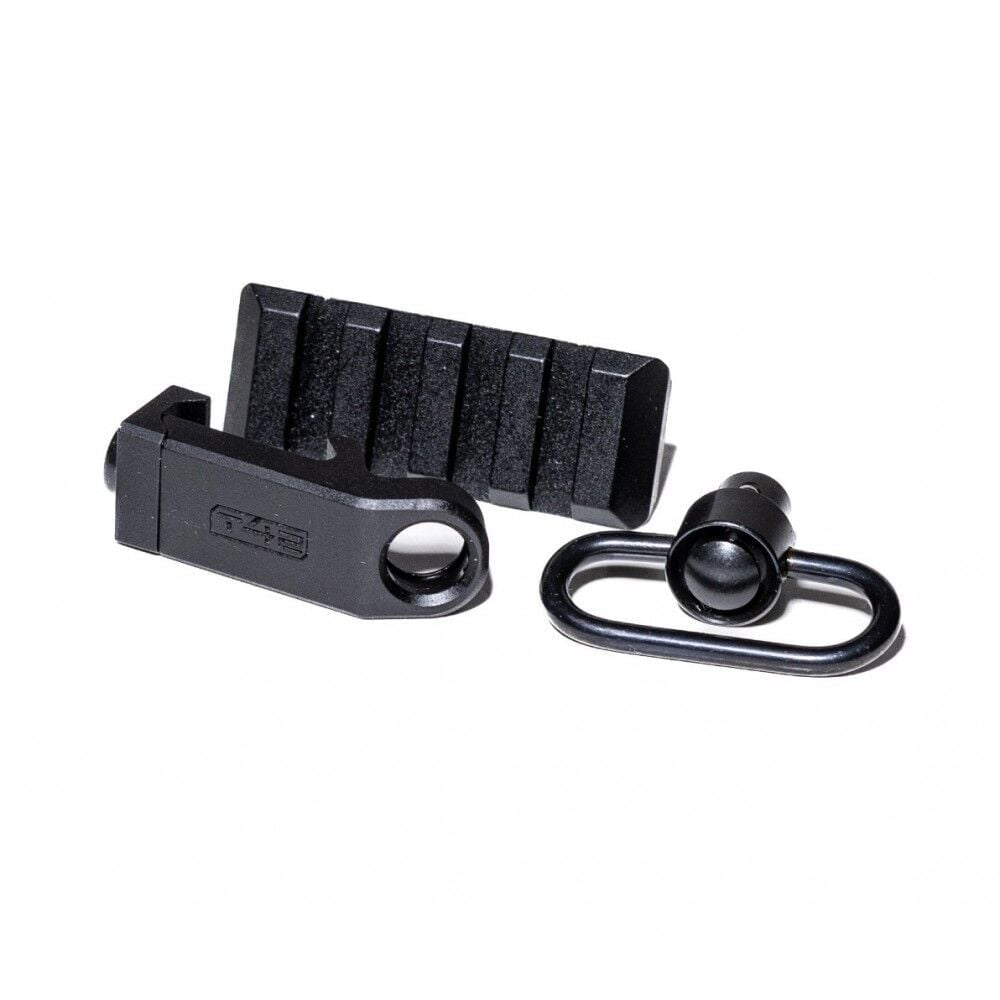 T42 - 3in1 - Açılı Picatinny Ray + Açılı Askı Kayış Ray Bağlantı Aparatı