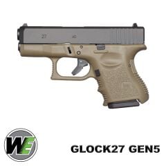 Airsoft Tabanca WE Glock 27 Tan/Siyah  WE-G006A-TAN-27-TAN-A