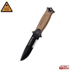 Outdoor Bıçağı Testere Ağızlı Tan