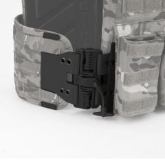 Mas Tactical® Tegris Yan Panel Hızlı Söküm Tokalı Kumaş Kaplı Siyah