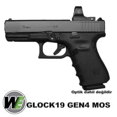 Airsoft Tabanca WE Glock 19 GEN4 MOS BK