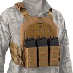 Mas Tactical® Plaka Taşıyıcı Lazer Kesim 6194 Tan