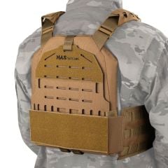 Mas Tactical® Plaka Taşıyıcı Lazer Kesim 6194 Tan