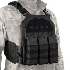 Mas Tactical® Plaka Taşıyıcı Lazer Kesim 6194 Siyah