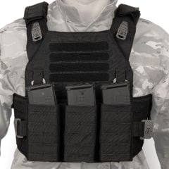 Mas Tactical® Plaka Taşıyıcı 6394 Lazer Kesim Siyah