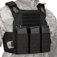 Mas Tactical® Plaka Taşıyıcı 6394 Lazer Kesim Siyah