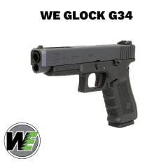 Airsoft Tabanca WE Glock 34 Siyah Gen4 WE-G008B-BK G34-B-BK-GEN4