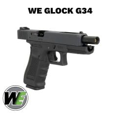 Airsoft Tabanca WE Glock 34 Siyah Gen4 WE-G008B-BK G34-B-BK-GEN4