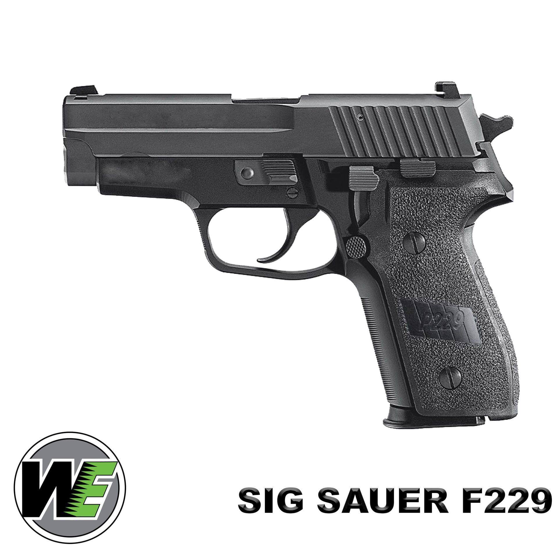 Airsoft Tabanca WE SigSauer F229 Siyah F005B-BK No Rail