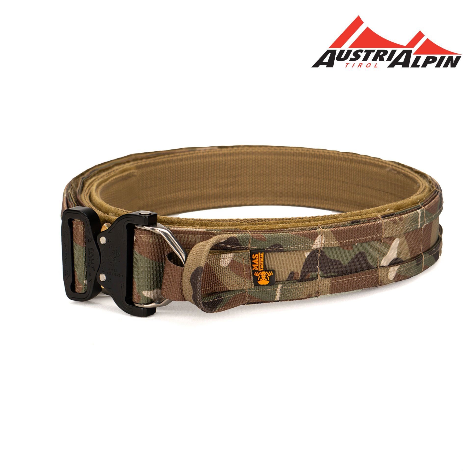 Mas Tactical® Görev Kemeri 6165 AustriAlpin D-Tokalı 50mm Multicam