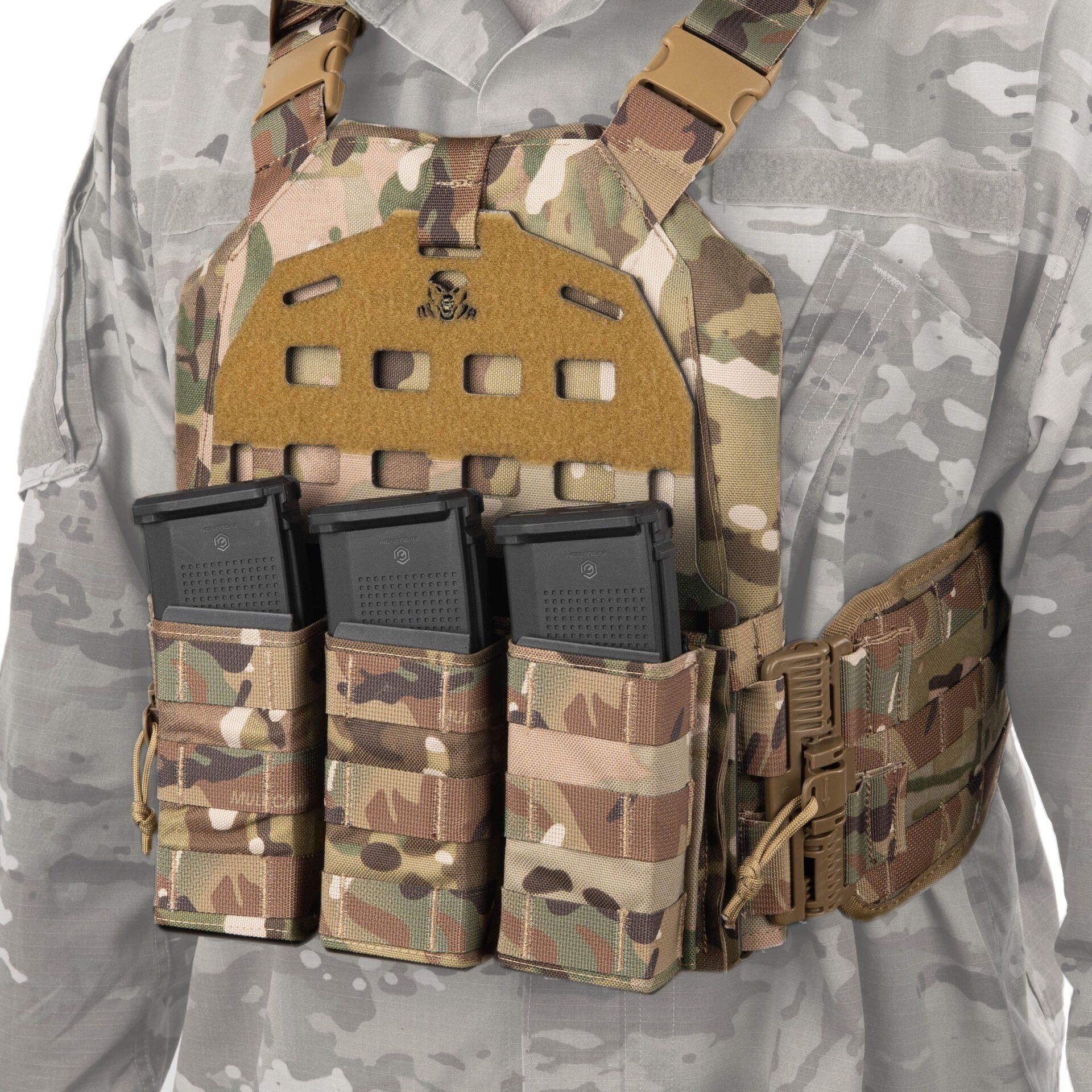 Mas Tactical® Plaka Taşıyıcı Lazer Kesim 6194 Multicam