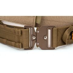 Mas Tactical® Görev Kemeri 6163 Metal Düz Toka Tan