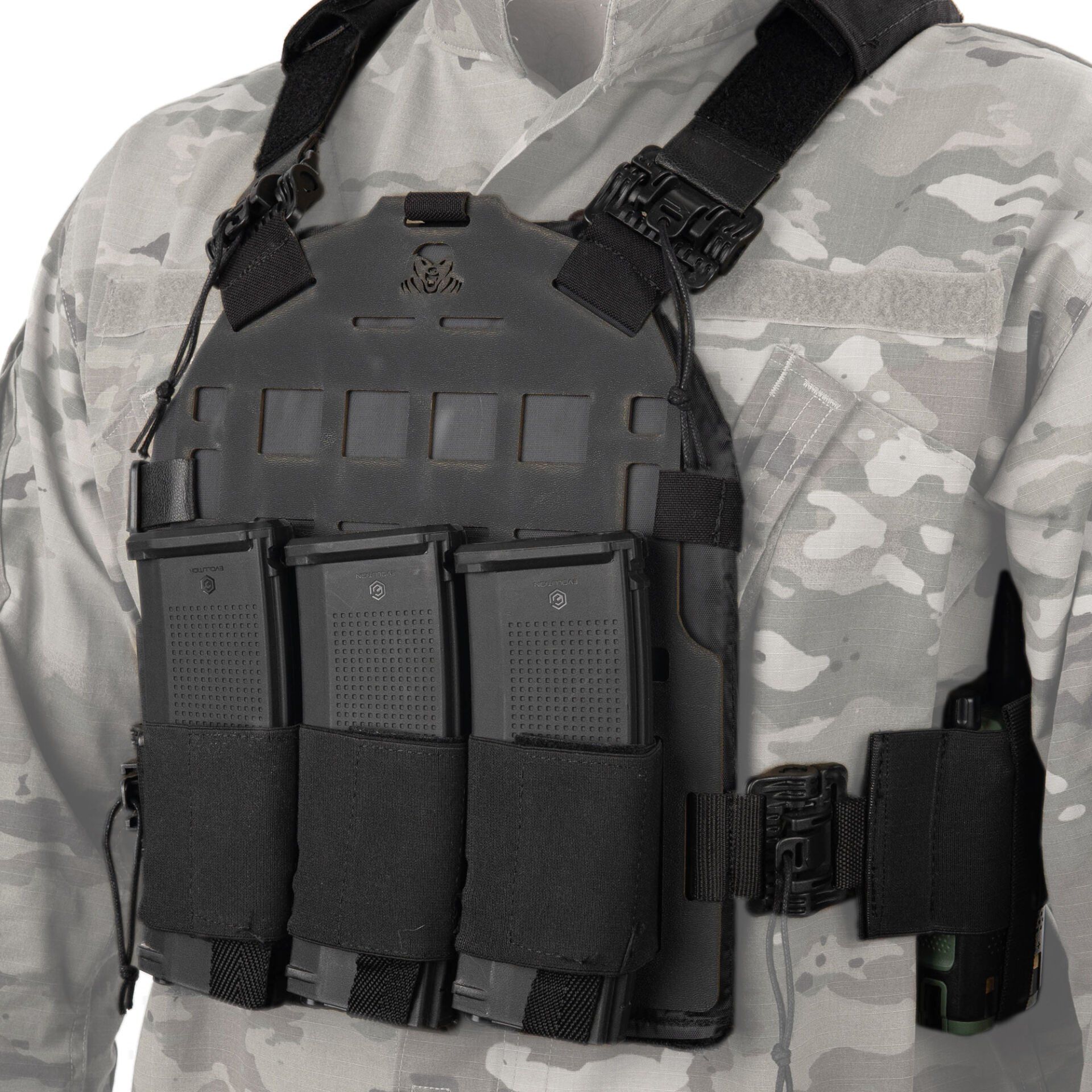 Mas Tactical® Plaka Taşıyıcı Kydex 6294 Siyah