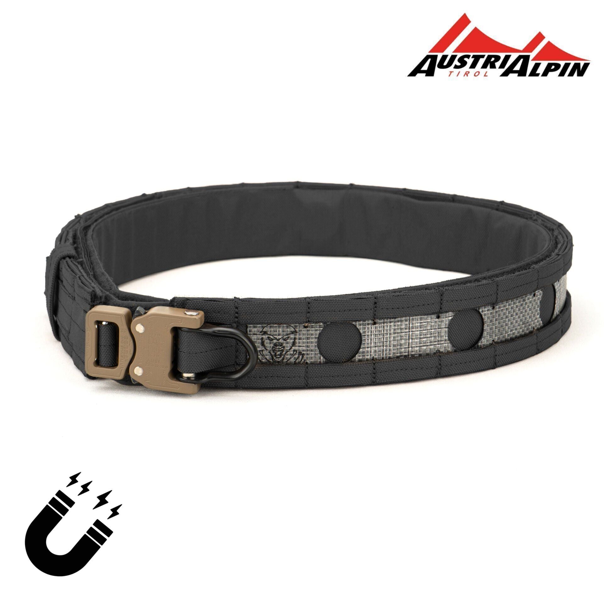 Mas Tactical® Görev Kemeri 6169 Tegris Mıknatıslı 25mm AustriAlpin Siyah