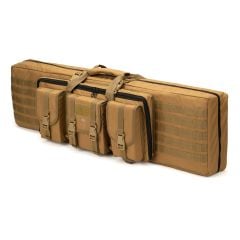 Mas Tactical® Çift Tüfek Taşıma Çantası Tan MILTEC Model