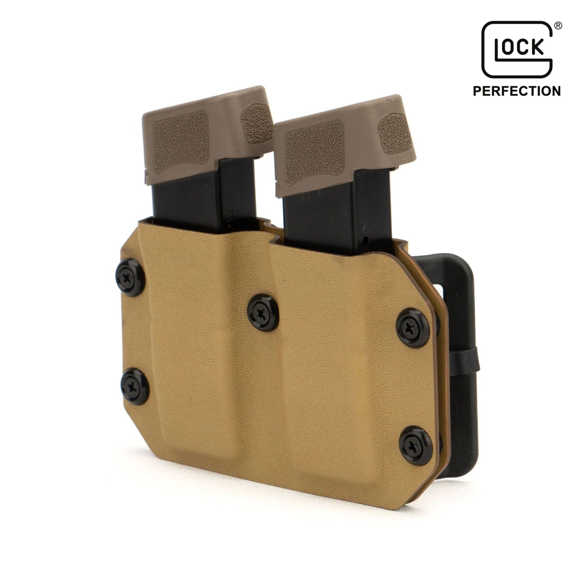 Mas Tactical® Kydex Şarjör Kılıfı 9mm Glock Tan